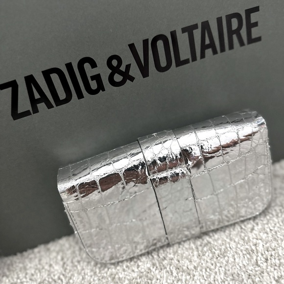 ZADIG AND VOLTAIRE EMBOSSED SNAKE KATE WALLET - Picture 4 of 4